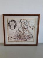 oude land-kaart Frans Canada en Overijssel Tran-siselania, Antiek en Kunst, Curiosa en Brocante, Ophalen