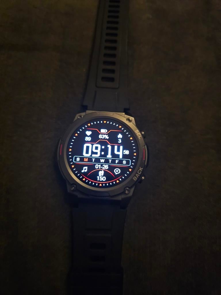 Gard Pro 2 Plus Smartwatch, Sieraden, Tassen en Uiterlijk, Smartwatches, Gebruikt, Gard, Zwart, Ophalen of Verzenden