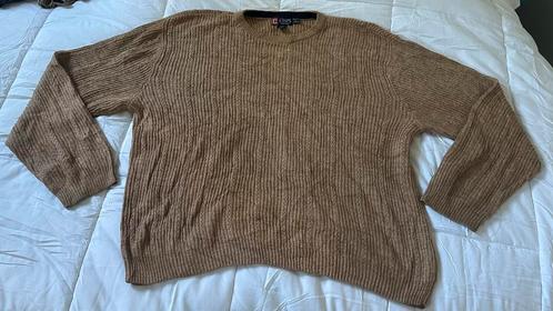Geribbelde CHAPS sweater trui XXL bruin zo goed als nieuw, Kleding | Heren, Truien en Vesten, Zo goed als nieuw, Overige maten