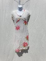 Mooie witte jurk,. bloemen. Mt M Merk Jackpot, Maat 38/40 (M), Ophalen of Verzenden, Wit, Zo goed als nieuw