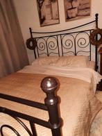 Zwart metalen bed, Ophalen of Verzenden