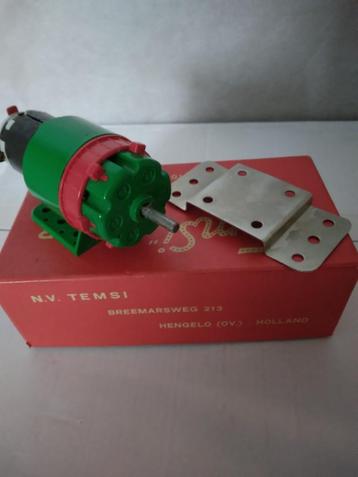 vintage Temsi motor 6-24 volt 6 vertragingen 1:3 tot 1:60 !! beschikbaar voor biedingen