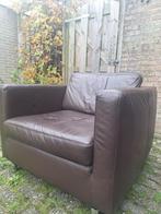 Leren fauteuil, bruin, merk Topform, Ophalen, Gebruikt, 75 tot 100 cm, Merk Topform