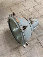 Oude scheepslamp fabriekslamp schijnwerper vintage zoeklicht, Huis en Inrichting, Ophalen, Gebruikt