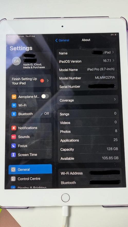 iPad Pro - 128GB (2016) | 9.7" - Space Grey, Computers en Software, Apple iPads, Zo goed als nieuw, Apple iPad, Wi-Fi, 128 GB