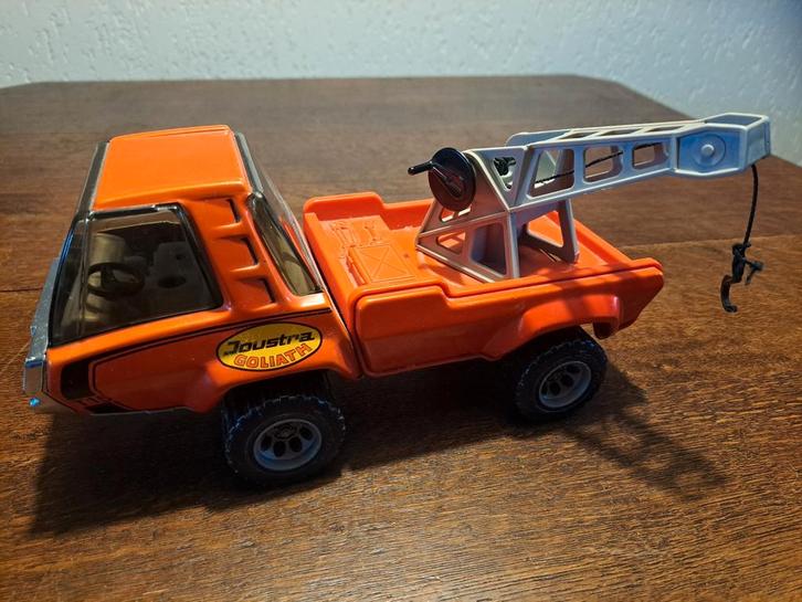 Vintage Joustra Goliath Takelwagen - Frans Speelgoed, Verzamelen, Speelgoed, Gebruikt, Ophalen of Verzenden