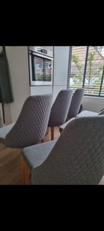 6x eetkamerstoelen van Kave Home te koop, Huis en Inrichting, Stoelen, Ophalen, Grijs, Hout, Vijf, Zes of meer stoelen