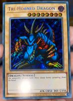 Yu-Gi-Oh! Tri-Horned Dragon LOB Foil bleed 🩸Print Mint !, Verzenden, Zo goed als nieuw, Losse kaart, Foil