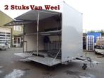 Van Weel VW3500 2 As Wipkar - Tandem as Aanhangwagen Geslote, Auto diversen, Aanhangers en Bagagewagens, Gebruikt