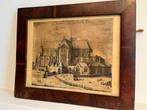 Antieke Ets Kerk Amsterdam uit 1613!, Ophalen of Verzenden
