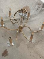 Elegante Kroonluchter - 6 lichts, Huis en Inrichting, Lampen | Hanglampen, Ophalen of Verzenden, Gebruikt, Glas, Minder dan 50 cm
