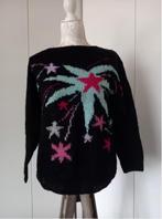 Handgebreide Trui met Sterren, Kleding | Dames, Truien en Vesten, Ophalen of Verzenden, Nieuw, Maat 38/40 (M), Zwart