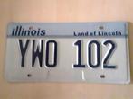 Kentekenplaat Illinois Amerika usa., Ophalen of Verzenden, Gebruikt, Auto's