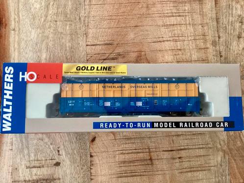Walthers USA, Gold-Line “Netherlands Overseas Mills” box car, Hobby en Vrije tijd, Modeltreinen | H0, Nieuw, Wagon, Gelijkstroom of Wisselstroom
