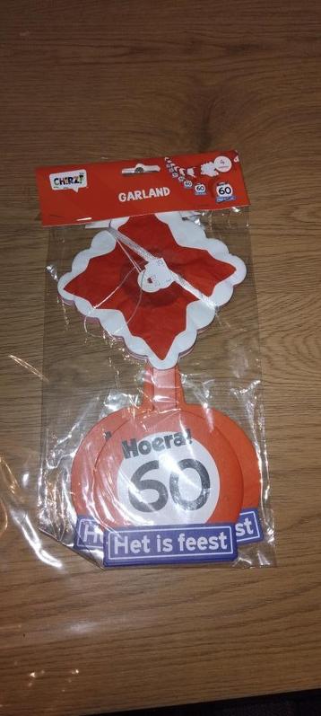 guirlande 60 jaar  beschikbaar voor biedingen