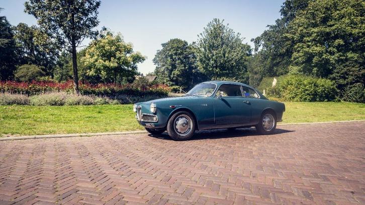 1959 Alfa Romeo Giulietta Sprint met schuifdak, Auto's, Alfa Romeo, Particulier, Giulietta, Benzine, Coupé, Handgeschakeld, Geïmporteerd