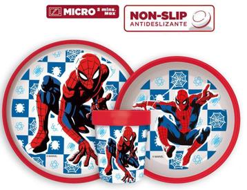 Spiderman Kinderservies - Magnetron - Marvel beschikbaar voor biedingen