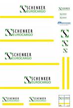 Vrachtauto decal 1:50 Schenker eurocargo ( combi ), Verzenden, Nieuw, Bus of Vrachtwagen, Overige merken