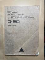 Manual Roland D-20, Verzenden, Gebruikt, 61 toetsen, Roland