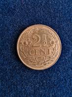 Nederland 2 1/2 Cent 1929 - Koningin Wilhelmina, Ophalen of Verzenden, Koningin Wilhelmina, Overige waardes, Losse munt
