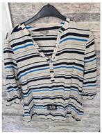 Blauw Gestreepte blouse Maat 46 h, Kleding | Dames, Blouses en Tunieken, C&A, Blauw, Maat 46/48 (XL) of groter, Onbekend