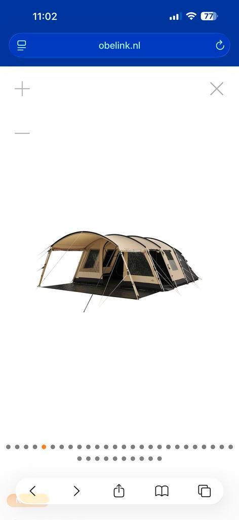 Obelink 6 Persoons Tent - Ruim en Comfortabel!, Caravans en Kamperen, Tenten, tot en met 6, Gebruikt, Ophalen