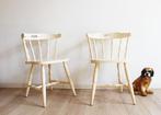 Set robuuste vintage cafestoelen. Houten retro stoelen, Ophalen, Gebruikt, Twee, Overige kleuren