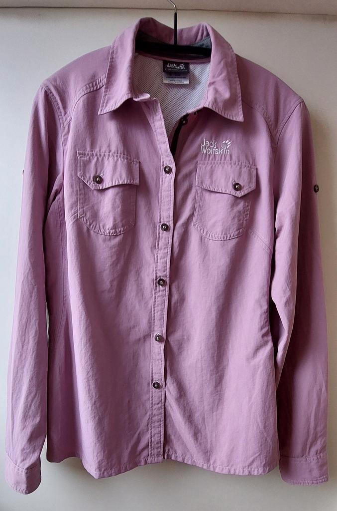 Jack Wolfskin S - M wandel / outdoor / UV blouse, Sport en Fitness, Bergsport en Wandelen, Gebruikt, Kleding, Ophalen of Verzenden