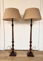 Twee imposante identieke lampen 1 mtr!, Huis en Inrichting, Lampen | Vloerlampen, Ophalen, Zo goed als nieuw, Metaal, 100 tot 150 cm