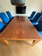 Eettafel en 6 stoelen, Huis en Inrichting, Fauteuils, Ophalen, Gebruikt, 150 cm of meer, 100 tot 125 cm