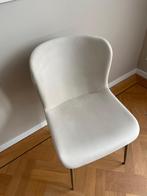 6 Beige Velvet Westwing Stoelen - Tess, Huis en Inrichting, Stoelen, Ophalen, Bruin, Zo goed als nieuw, Stof