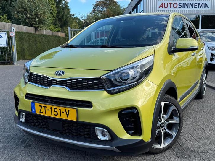 Kia Picanto 1.0 T-GDI X-Line Stuur/Stoelverw. All Seasons, Auto's, Kia, Bedrijf, Te koop, Picanto, ABS, Achteruitrijcamera, Airbags