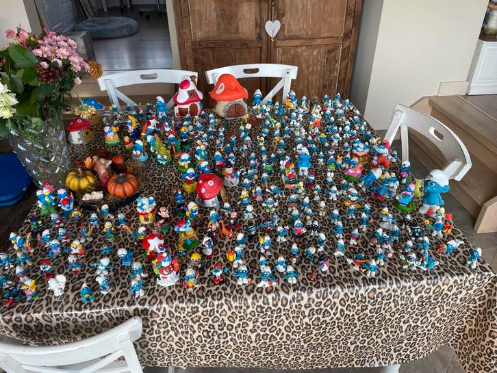 Smurf Grote Smurfen Collectie! Schleich, Verzamelen, Smurfen, Gebruikt, Poppetje, Figuurtje of Knuffel, Verschillende Smurfen
