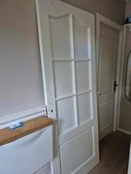 Gratis binnendeur met geschilderde ruiten, Doe-het-zelf en Verbouw, Deuren en Horren, Ophalen, Gebruikt, 80 tot 100 cm, Binnendeur