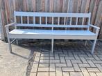 Stevige lange bank - 193 cm, Ophalen of Verzenden, Gebruikt, Hout