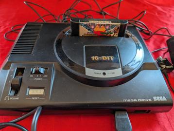 Sega Mega Drive 16bit / controller / 1 game / RF aansluiting beschikbaar voor biedingen