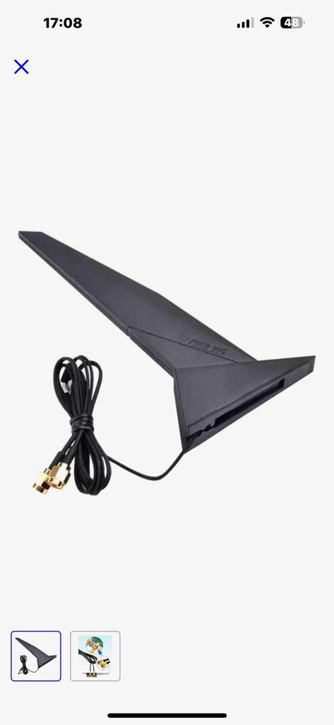 asus dipole sma wifi antenne 2.4/5G 2T2R RSMA WLAN Sharkvin, Computers en Software, Netwerkkaarten, Nieuw, Ophalen of Verzenden