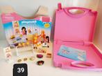 Playmobil lunchroom in handige meeneem koffer compleet, Ophalen of Verzenden, Zo goed als nieuw, Complete set