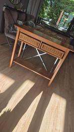 Sidetable met rieten manden, Huis en Inrichting, Tafels | Sidetables, Gebruikt, 50 tot 100 cm, Ophalen of Verzenden, Landelijk