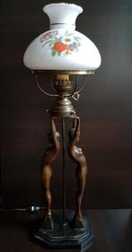 Art deco bronzen lamp naakte vrouwen, Antiek en Kunst, Antiek | Koper en Brons, Brons, Ophalen