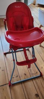 Kinderstoel Bambino rood opvouwbaar, Kinderen en Baby's, Kinderstoelen, Gebruikt, Gordel(s), Ophalen, Inklapstoel