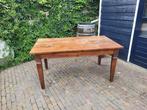 Teakhouten tafel, Huis en Inrichting, Tafels | Eettafels, Ophalen, Gebruikt, Teakhout, 50 tot 100 cm