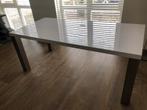 Hoogglans eettafel tafel wit 190x90, Ophalen, Gebruikt, 50 tot 100 cm, Vijf personen of meer