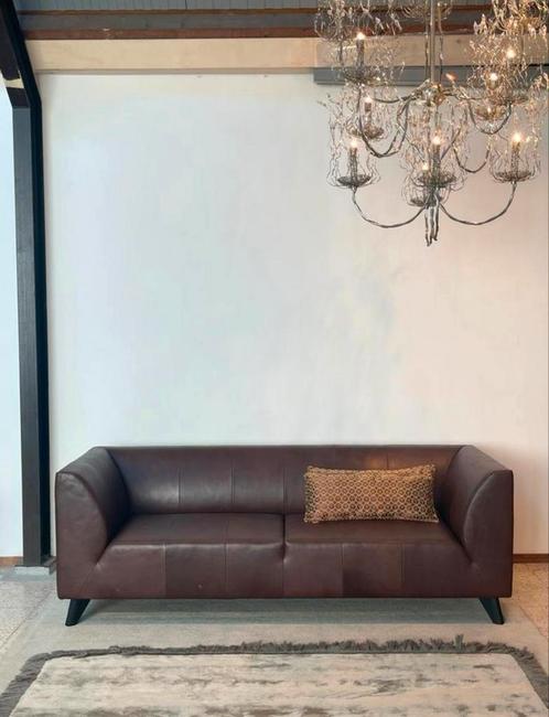 SALE Montis Fox 3 zits bank Rancho leer nw €5700,-, Huis en Inrichting, Banken | Bankstellen, Ophalen