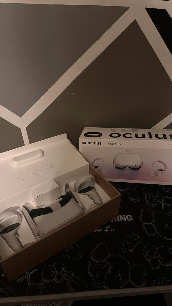 Meta Quest 2 128gb wit, Spelcomputers en Games, Virtual Reality, Zo goed als nieuw, Overige platformen, VR-bril, Ophalen