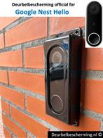Google Nest Hello - deurbelbescherming RVS (Anti-diefstal), Audio, Tv en Foto, Videobewaking, Nieuw, Verzenden
