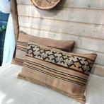 Langwerpig kelimkussen vintage 45x75 terra oker bruin, Yazgibi, Overige kleuren, Verzenden, Nieuw