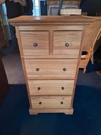 Prachtig teak houten kastje teakhout met 5 lades kast, Ophalen, Gebruikt, 5 laden of meer, 100 tot 150 cm