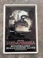 Emaille Reclamebord Koninklijke Hollandsche Lloyd, Ophalen of Verzenden, Zo goed als nieuw