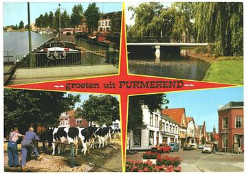 908895 Purmerend Nette oude kaart Onbeschreven beschikbaar voor biedingen